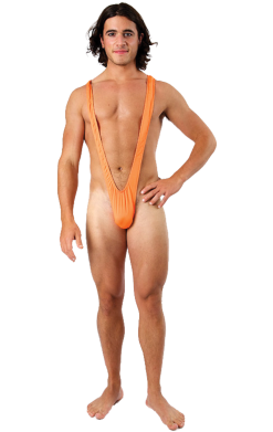 Adult Orange Borat Mankini