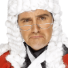 Smiffys White Judge Wig