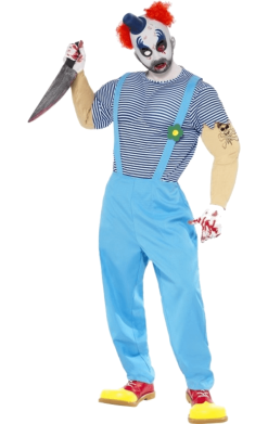 Smiffys Mens Bubbles The Evil Clown Costume