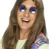 Smiffys 60s Hippie Long Brown Wig