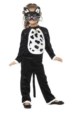 Smiffys Kids Black Cat Costume