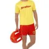 Smiffys Mens Baywatch Tee Costume