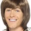 Smiffys 70s Popstar Brown Wig