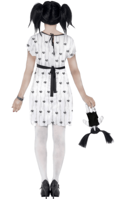 Smiffys Womens Abby Creepy Halloween Doll Costume -Fancy Dress Shop 00016413a02