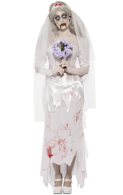 Smiffys Womens Dead Ghost Bride Costume