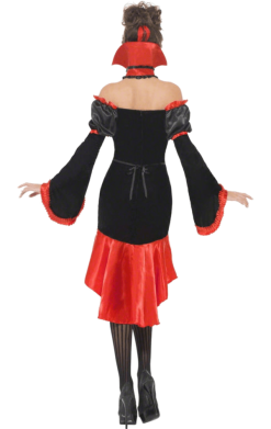 Smiffys Womens Fever Saucy Vampiress Costume -Fancy Dress Shop 00016674a02