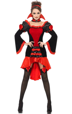 Smiffys Womens Fever Saucy Vampiress Costume