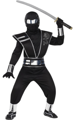 Kids Mirror Ninja Costume
