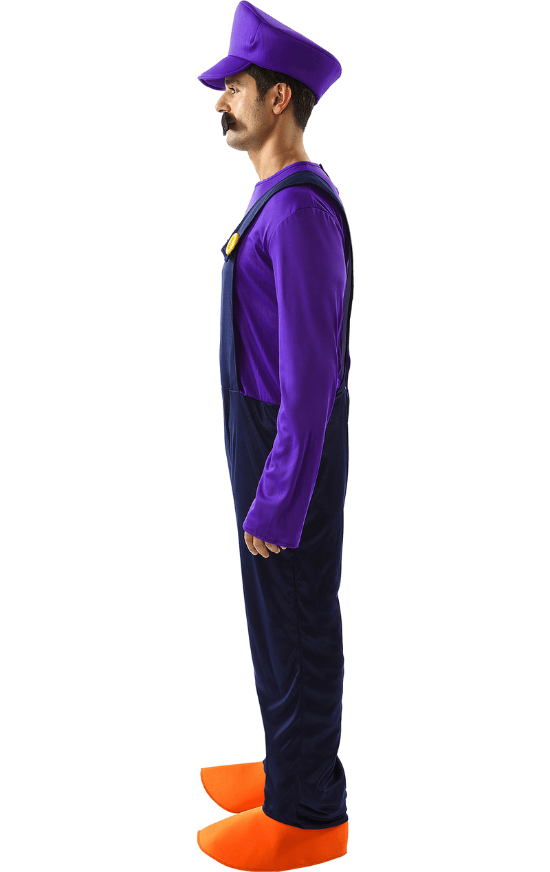 Waluigi Super Mario Costume 2 Waluigi Super Mario Costume - Image 2