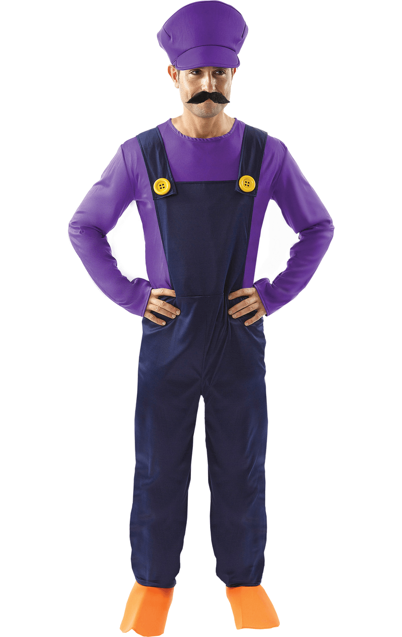 Waluigi Super Mario Costume 1 Waluigi Super Mario Costume