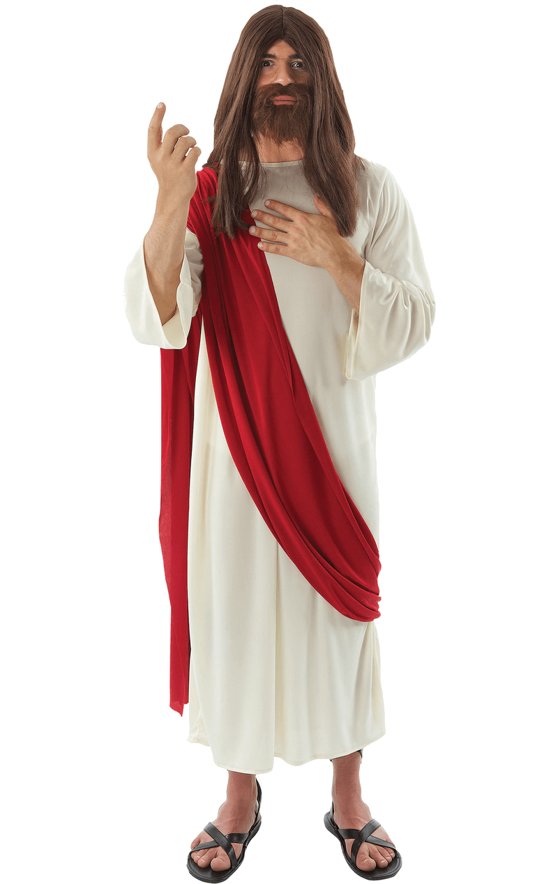 Adult Jesus Robe Fancy Dress Costume 1 Adult Jesus Robe Fancy Dress Costume
