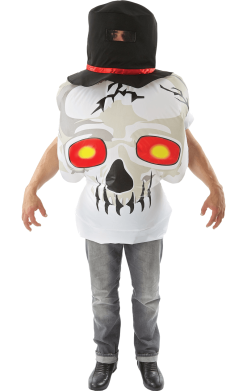 Inflatable Skull Halloween Costume