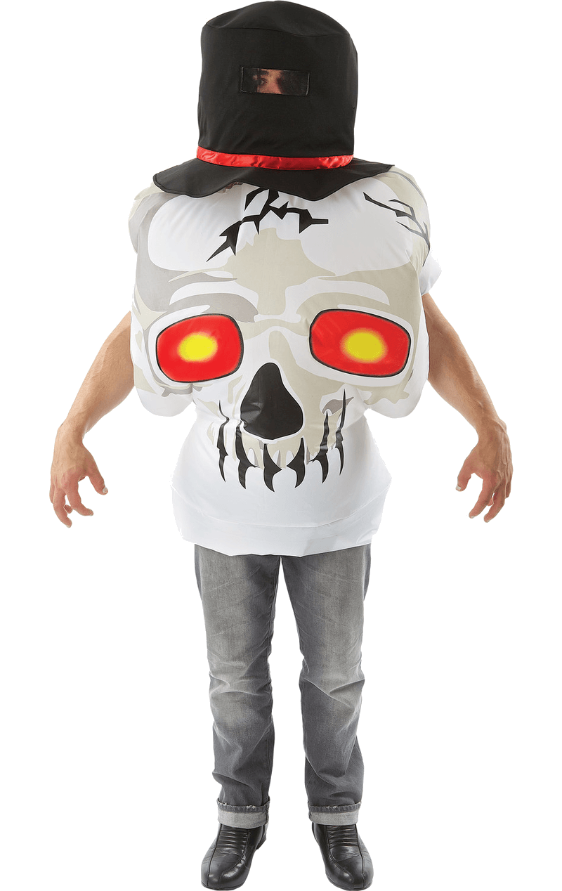 Inflatable Skull Halloween Costume 1 Inflatable Skull Halloween Costume