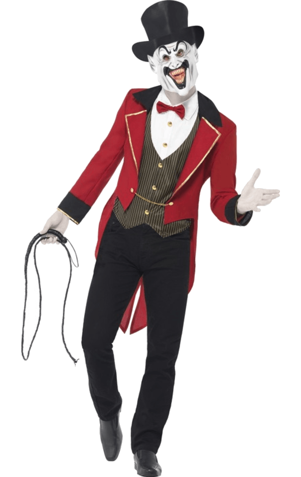Smiffys Mens Sinister Halloween Ringmaster Costume 1 Smiffys Mens Sinister Halloween Ringmaster Costume
