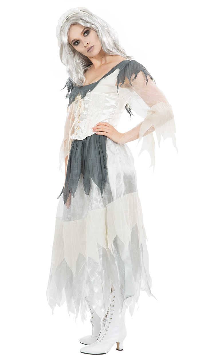 Womens Halloween Corpse Bride Costume 2 Womens Halloween Corpse Bride Costume - Image 2