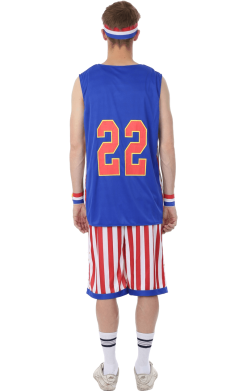 Mens USA Harlem Globetrotters Costume -Fancy Dress Shop 00019438a02
