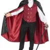 Adult Halloween Red Vampire Costume