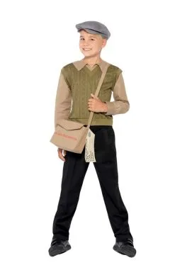 Smiffys Kids War Evacuee Costume -Fancy Dress Shop 00019882a03