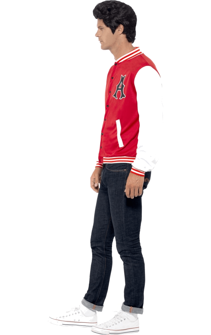 Smiffys 50s College Letterman Jacket 2 Smiffys 50s College Letterman Jacket - Image 2