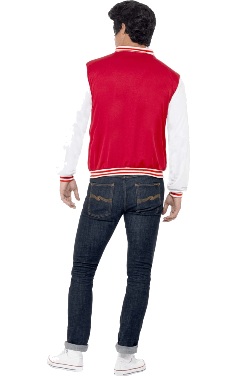 Smiffys 50s College Letterman Jacket 3 Smiffys 50s College Letterman Jacket - Image 3