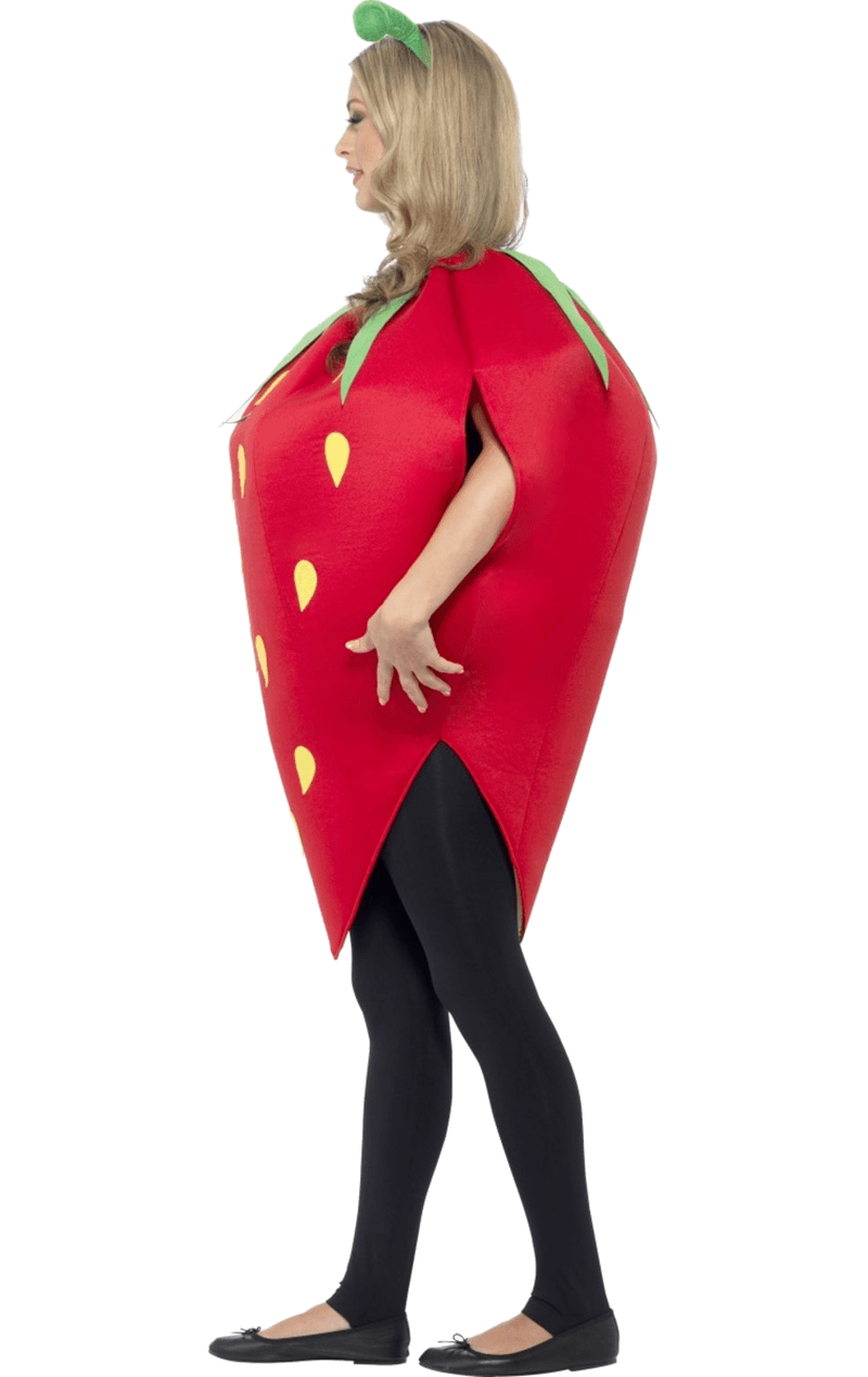 Smiffys Unisex Strawberry Costume 2 Smiffys Unisex Strawberry Costume - Image 2