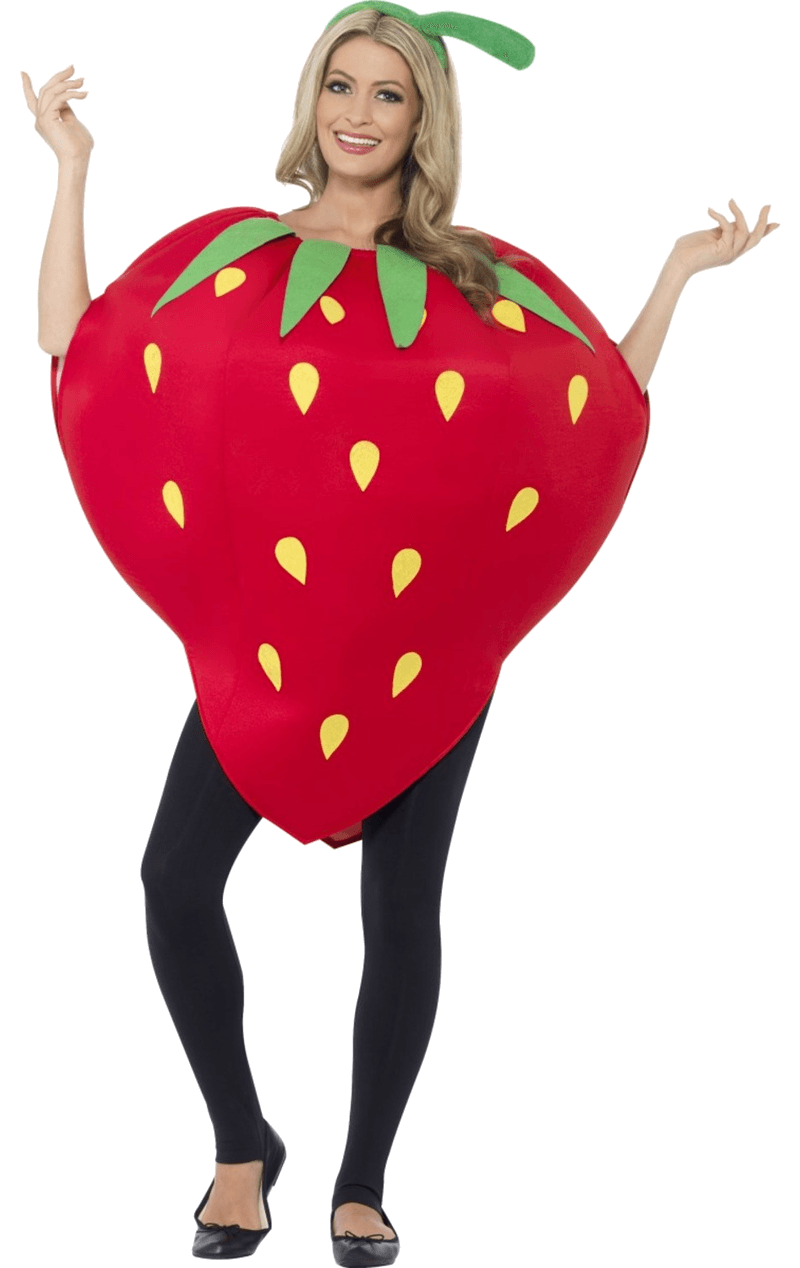 Smiffys Unisex Strawberry Costume 1 Smiffys Unisex Strawberry Costume