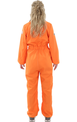 Womens Orange Astronaut Costume -Fancy Dress Shop 00020348a02