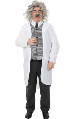 Mens Adult Albert Einstein Costume