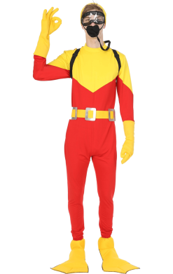 Adult Scuba Steve Film Costume
