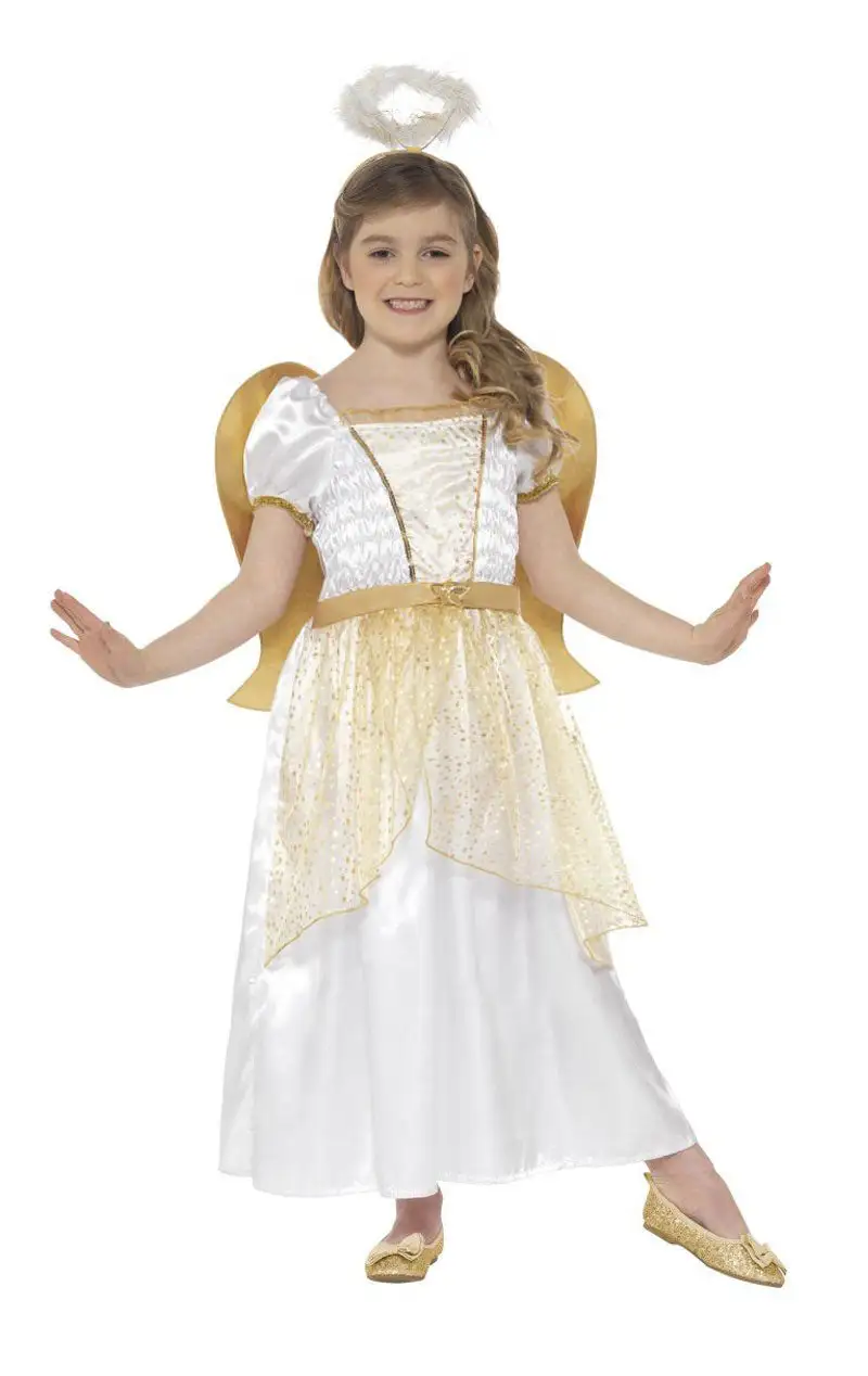 Smiffys Kids Angel Princess Costume 1 Smiffys Kids Angel Princess Costume