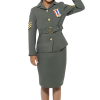Smiffys Kids WW2 Army Girl Costume