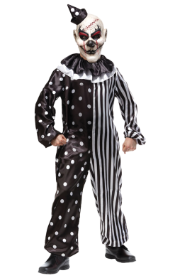Kids Halloween Scary Clown Costume