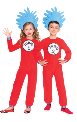 AMSCAN Kids Thing 1 & 2 Costume