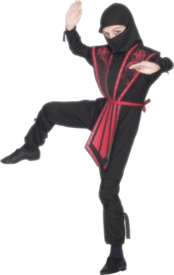 Smiffys Kids Silent Ninja Costume