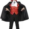 Smiffys Kids Red Dracula Costume
