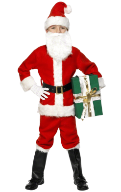 Smiffys Kids Deluxe Santa Costume