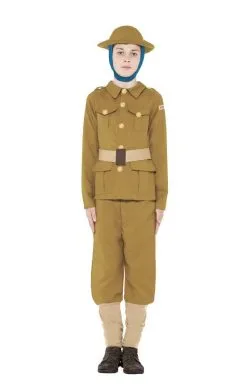 Smiffys Kids WW1 Soldier Army Costume