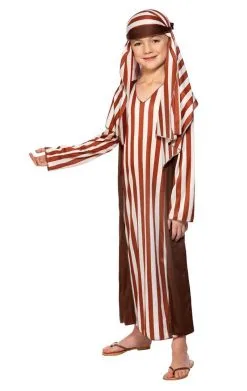 Smiffys Kids Nativity Shepherd Costume 7 Smiffys Kids Nativity Shepherd Costume -Fancy Dress Shop 00031570a03