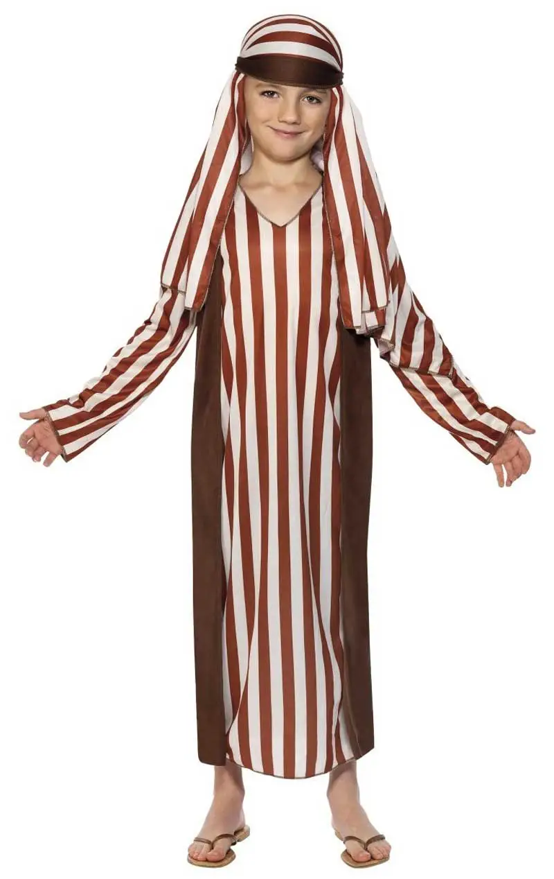 Smiffys Kids Nativity Shepherd Costume 1 Smiffys Kids Nativity Shepherd Costume
