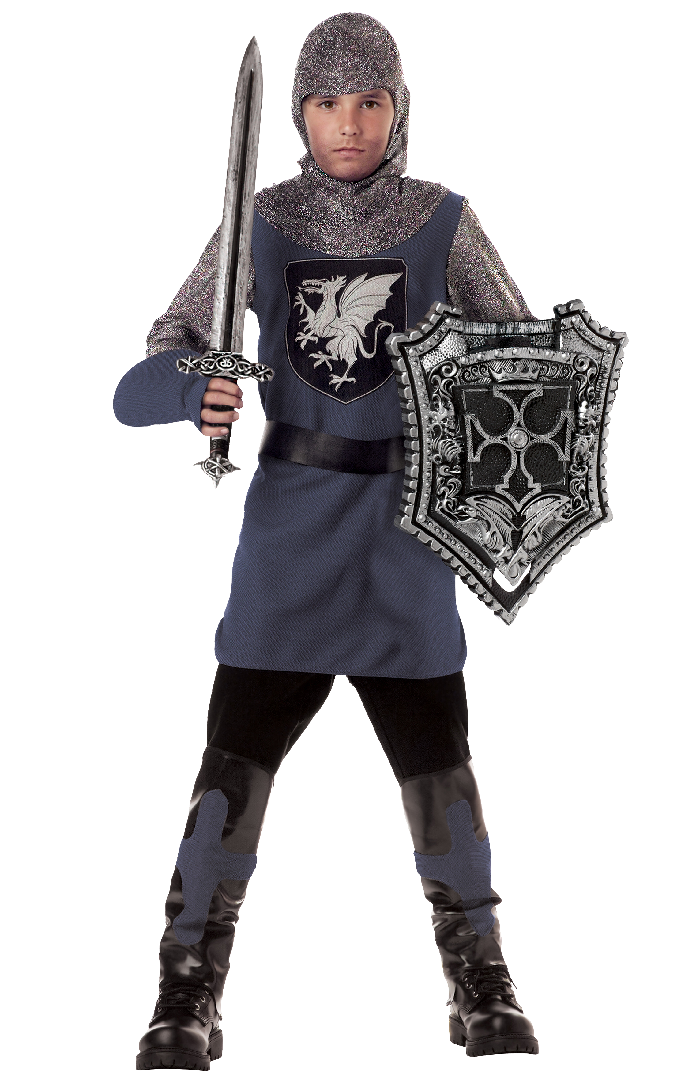 Kids Valiant Knight Costume 1 Kids Valiant Knight Costume