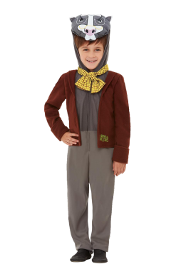 Smiffys Kids Wind In The Willows Badger Costume