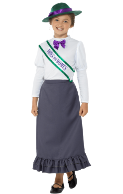 Smiffys Kids Victorian Suffragette Costume