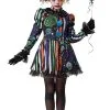 GENERIC Kids Neon Nightmare Clown Costume