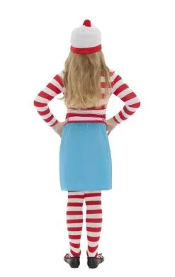 Smiffys Kids Wheres Wally Wenda Costume -Fancy Dress Shop 00035493a02