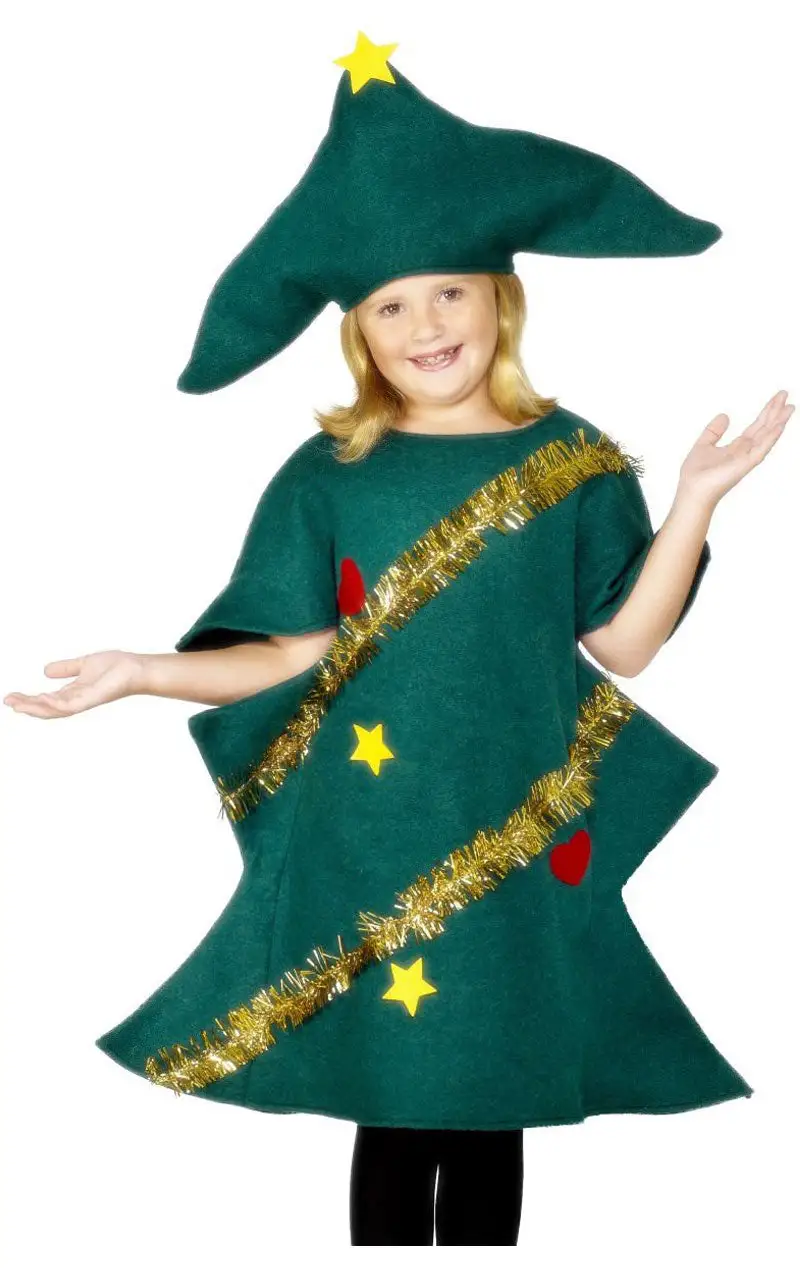 Smiffys Kids Christmas Tree Costume 2 Smiffys Kids Christmas Tree Costume - Image 2