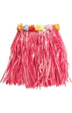 Hawaiian Pink Grass Skirt