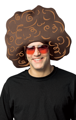 Adult Cartoon Afro Headpiece
