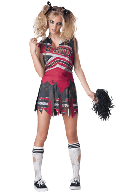 Womens Spiritless Zombie Cheerleader Costume