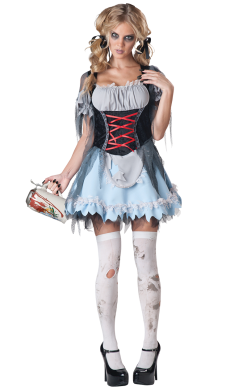 Womens Zombie Beer Maid Costume