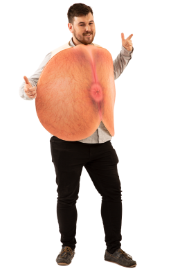 Adult Bum Hole Costume -Fancy Dress Shop 00090387a02